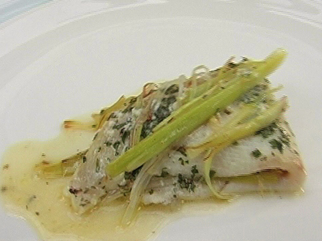 Морской язык печеный