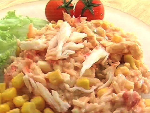 Краб с рисом